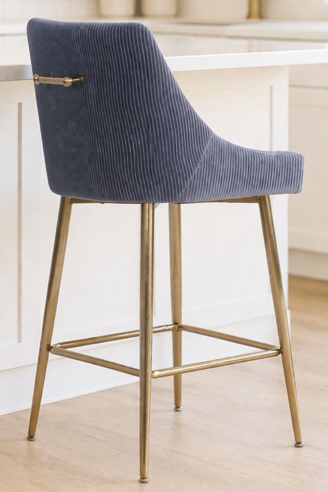 G-Milan Grey Stool