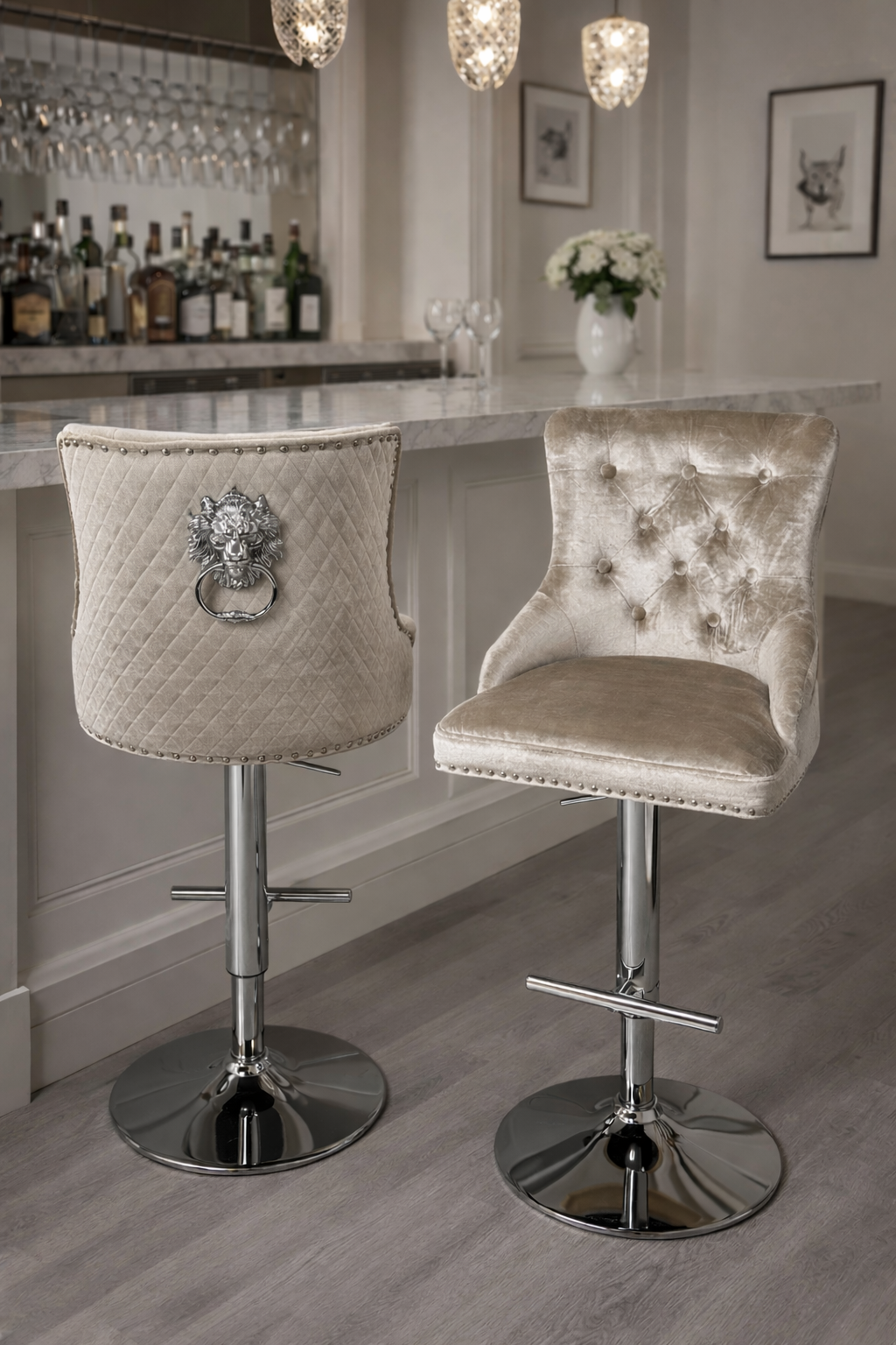 Mayfair Mink Stool